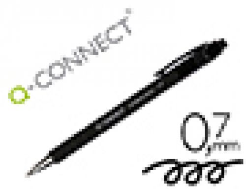 Esferografica q-connect retratil com grip 0,7 mm cor preta , Q-connect , 155084 , 5708029006720